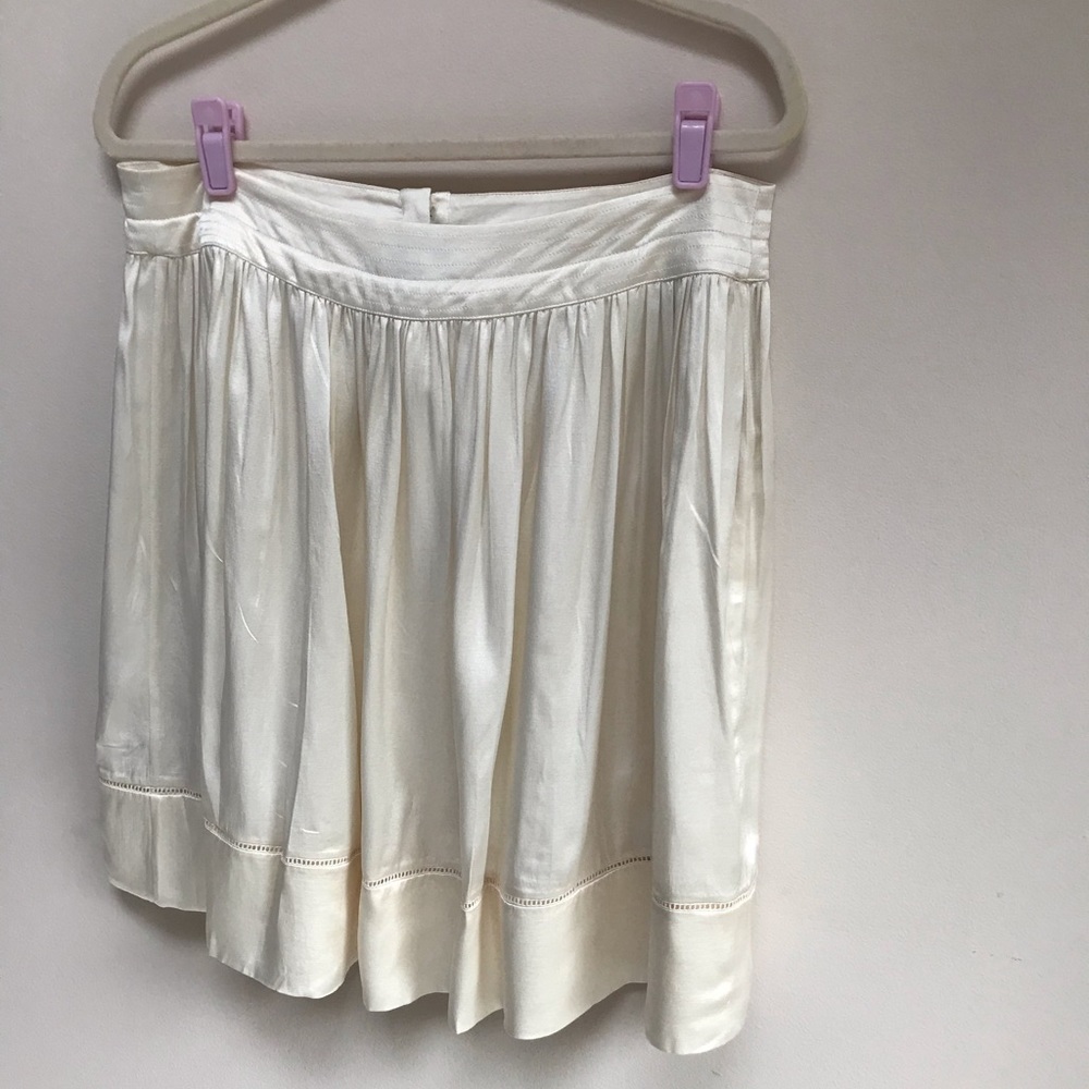 Beautiful Ivory silk skirt